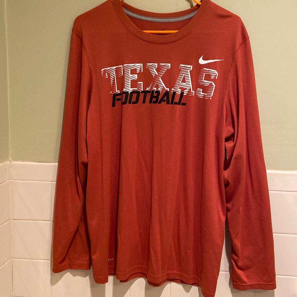 💙Nike Dri-Fit Men’s Size Small Texas Longhorn Football Shirt